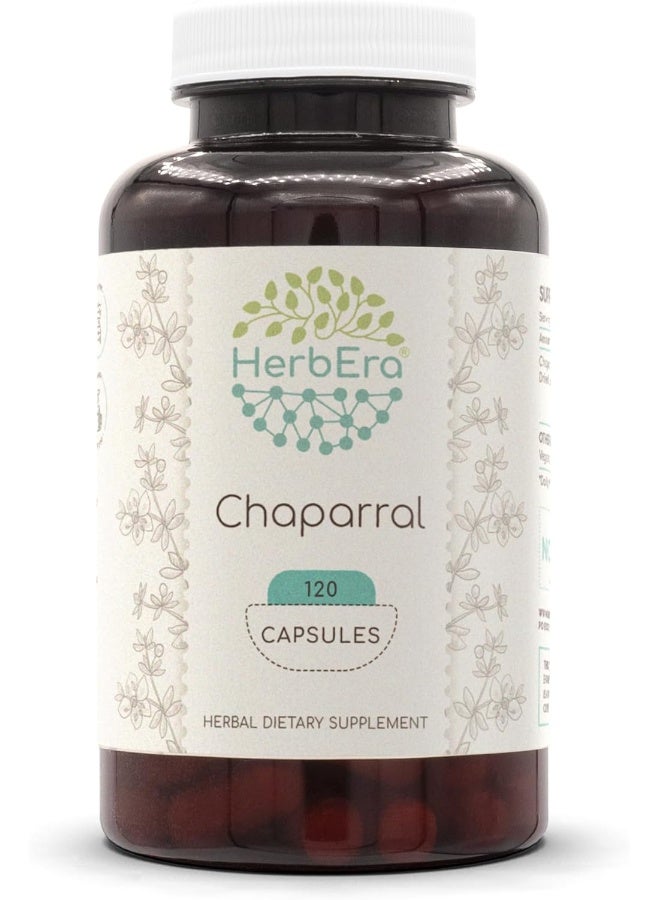 HerbEra Chaparral 120 Capsules, 500 mg - Image 1